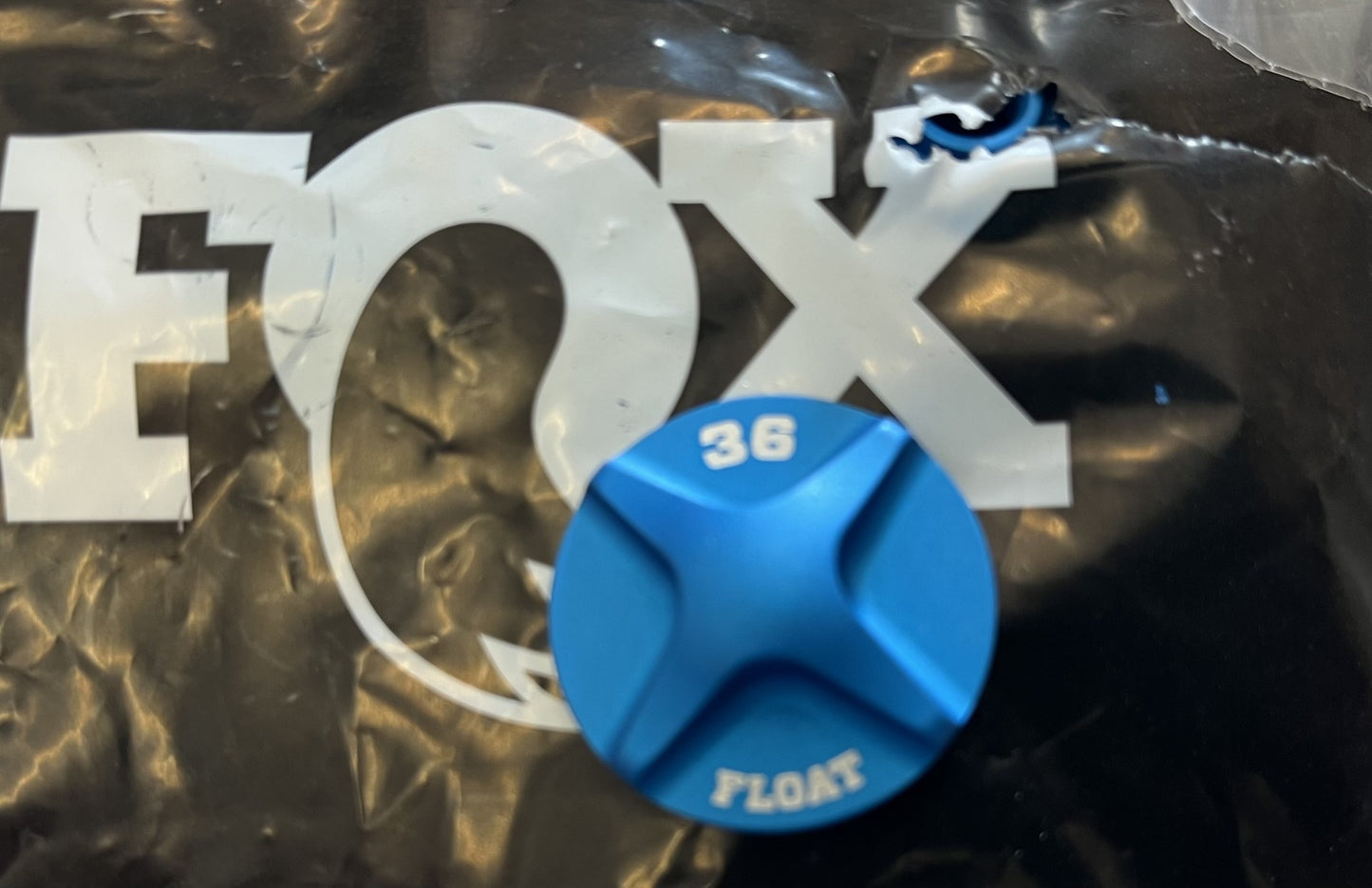 Fox Fork 36 Float Air Dust Cap Cover Blue (single)