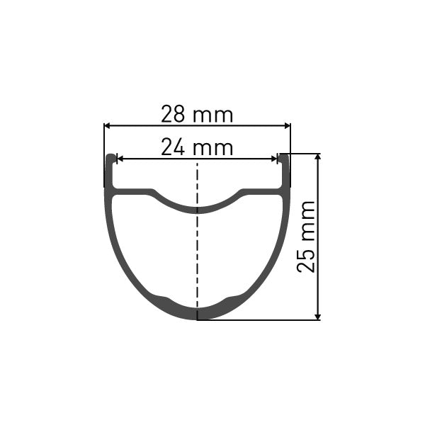 GR 1600 SPLINE disc brake wheel, clincher 25 x 24 mm, Dynamo, 700c Front