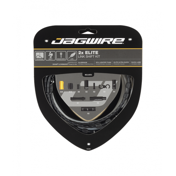 Jagwire Elite Link Shift Kit 2x Black Colour