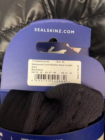 Sealskinz 100% Waterproof Cold Weather Knee Length Sock XL