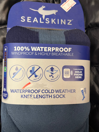 Sealskinz Waterproof Cold Weather Knee Length Sock S