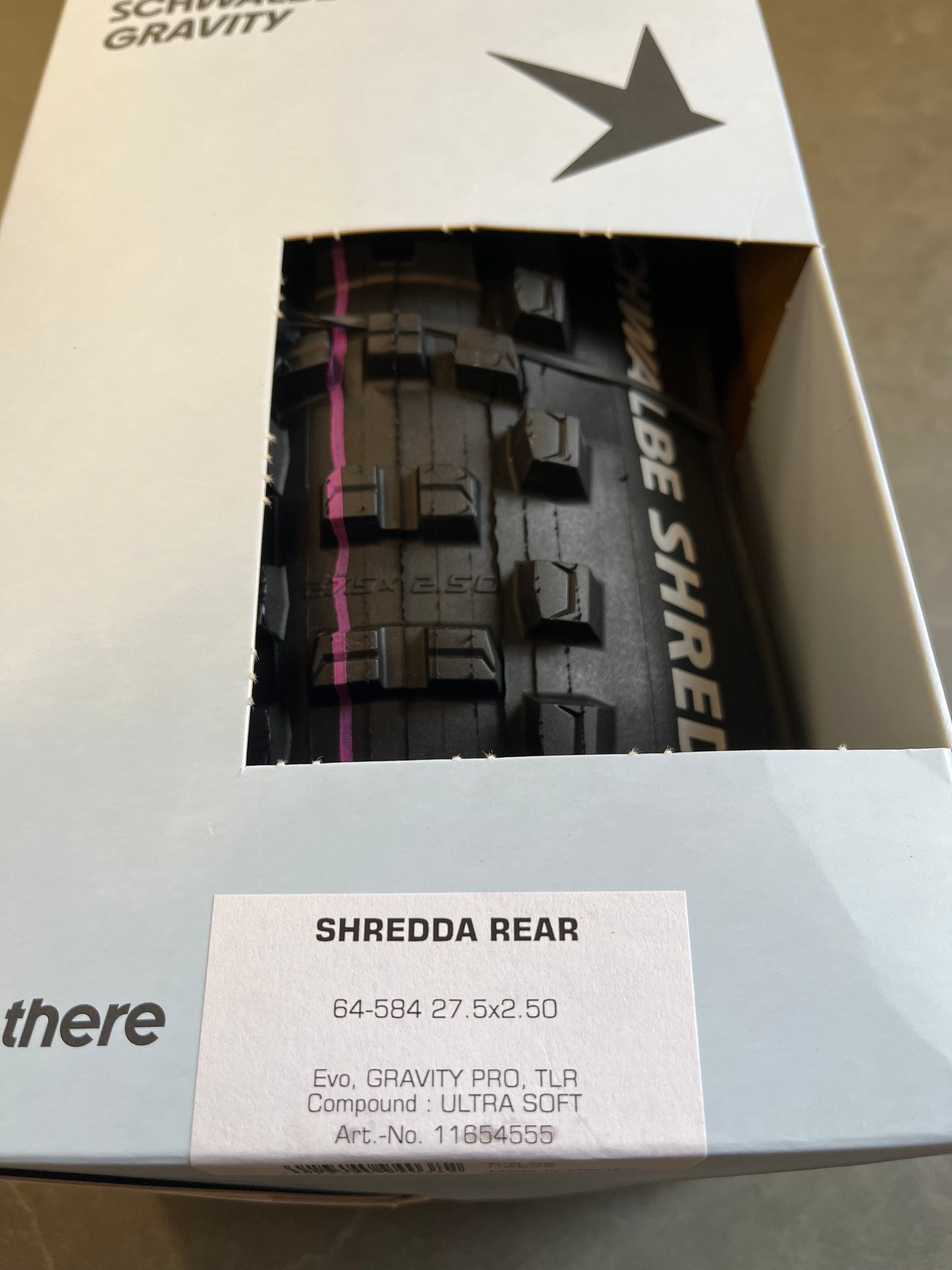 Schwalbe Shredda Rear Tyre Gravity Pro 27.5x2.5