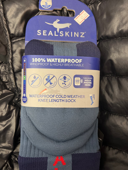 Sealskinz Waterproof Cold Weather Knee Length Sock S