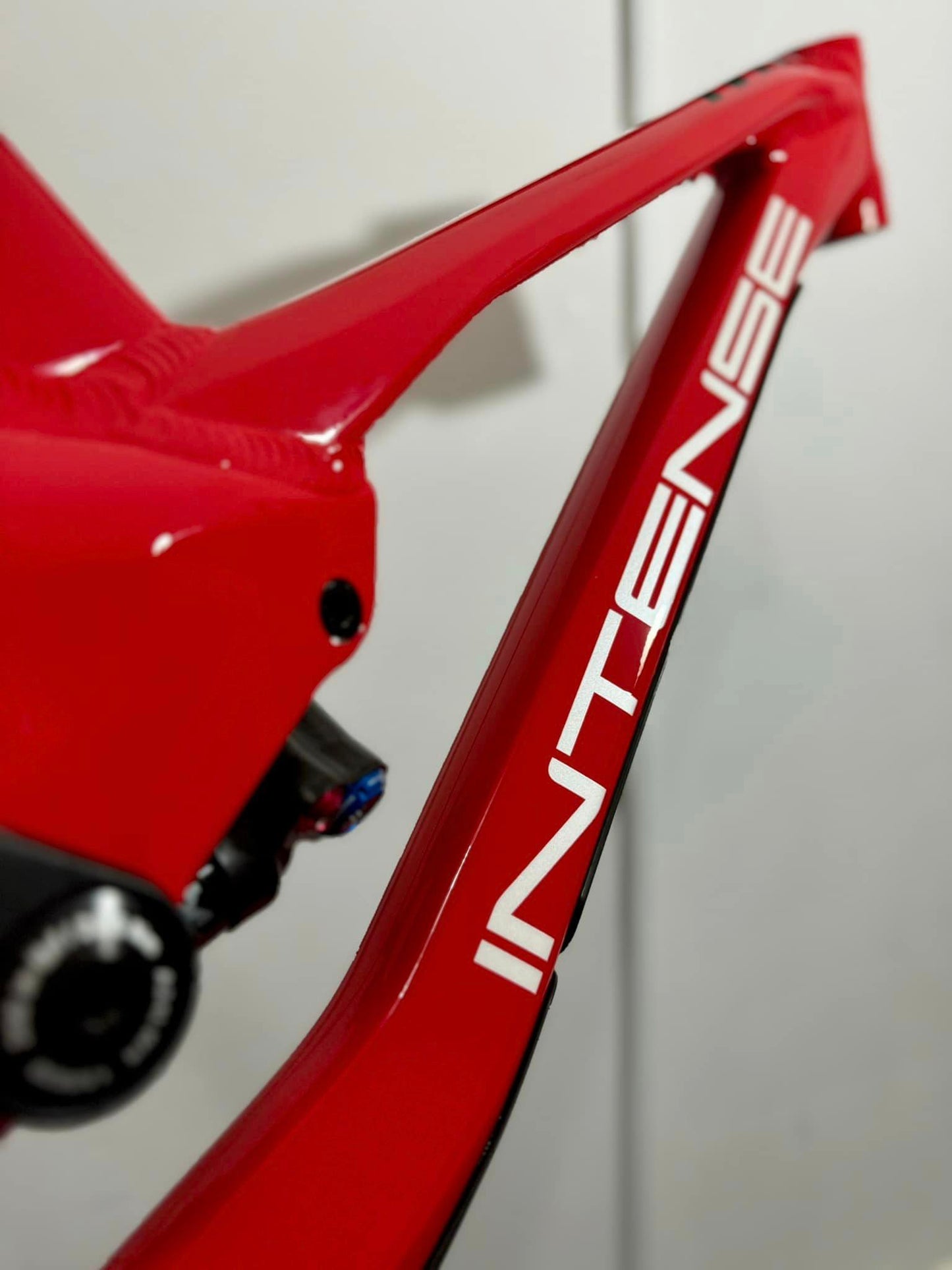 Intense M1 Downhill Frame Red Medium with Invisiframe fitted