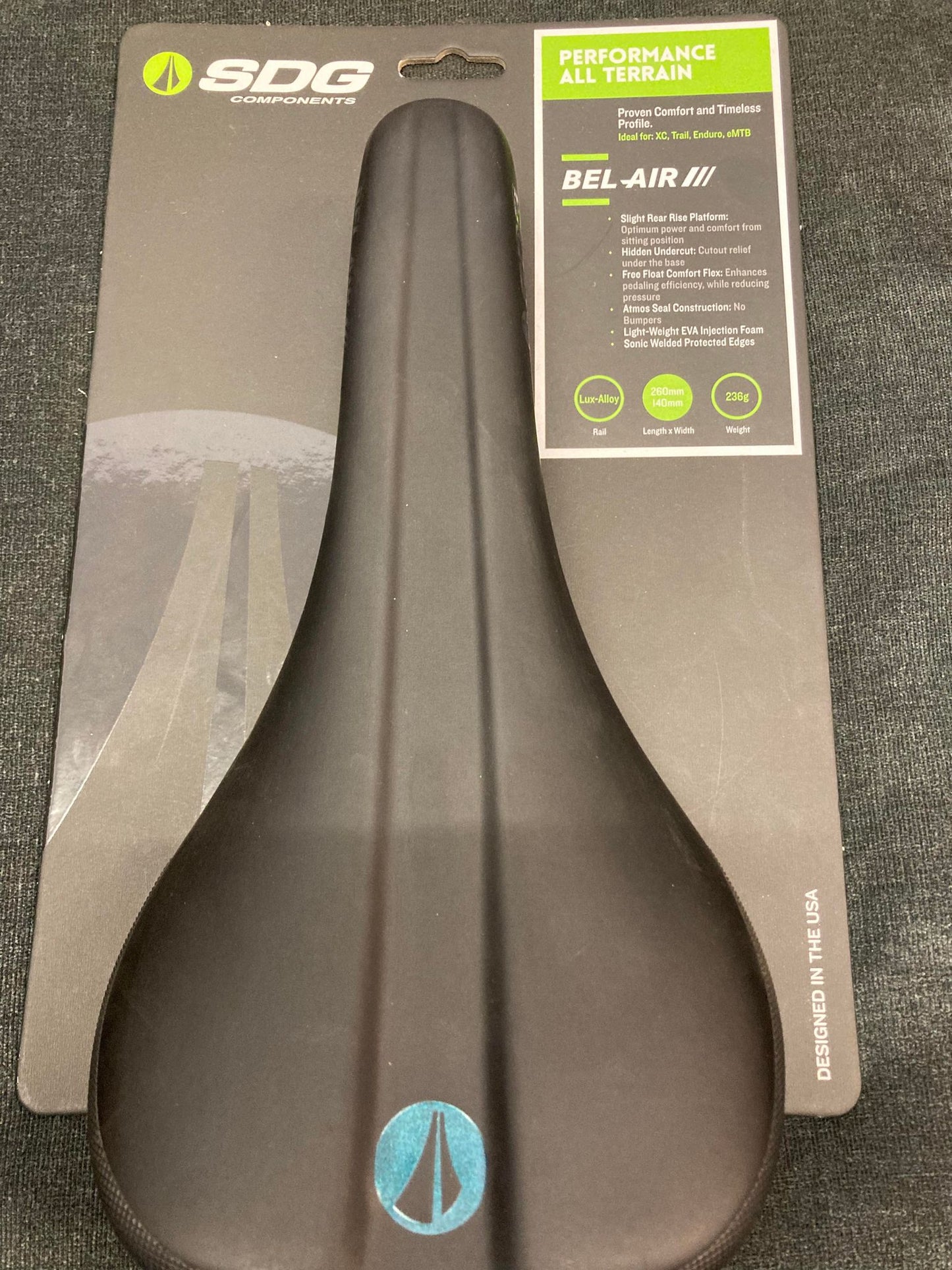 SDG Components Bel-Air V 3.0 Lux Alloy rail Saddle